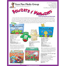 Bowzers and Meowzers Product Sheet by FAUX PAW PRODUCTIONS INC.