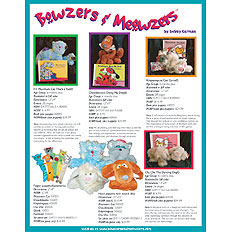 Bowzers and Meowzers Product Sheet by FAUX PAW PRODUCTIONS INC.